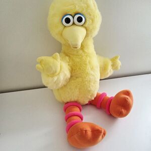 Vintage Talking Big Bird Plush 22" Tested & Working Sesame Street Playskool